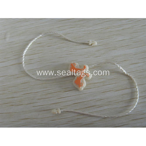 Nylon string tag for clothing